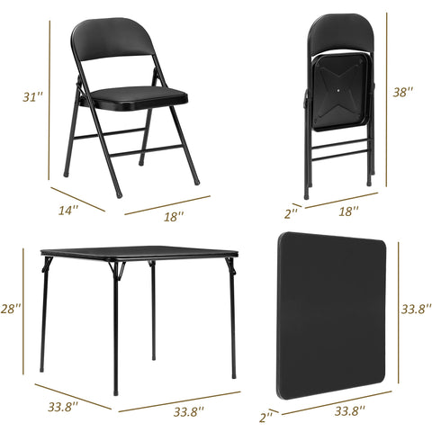 VECELO chair-side view shows compact folding design for easy transport.