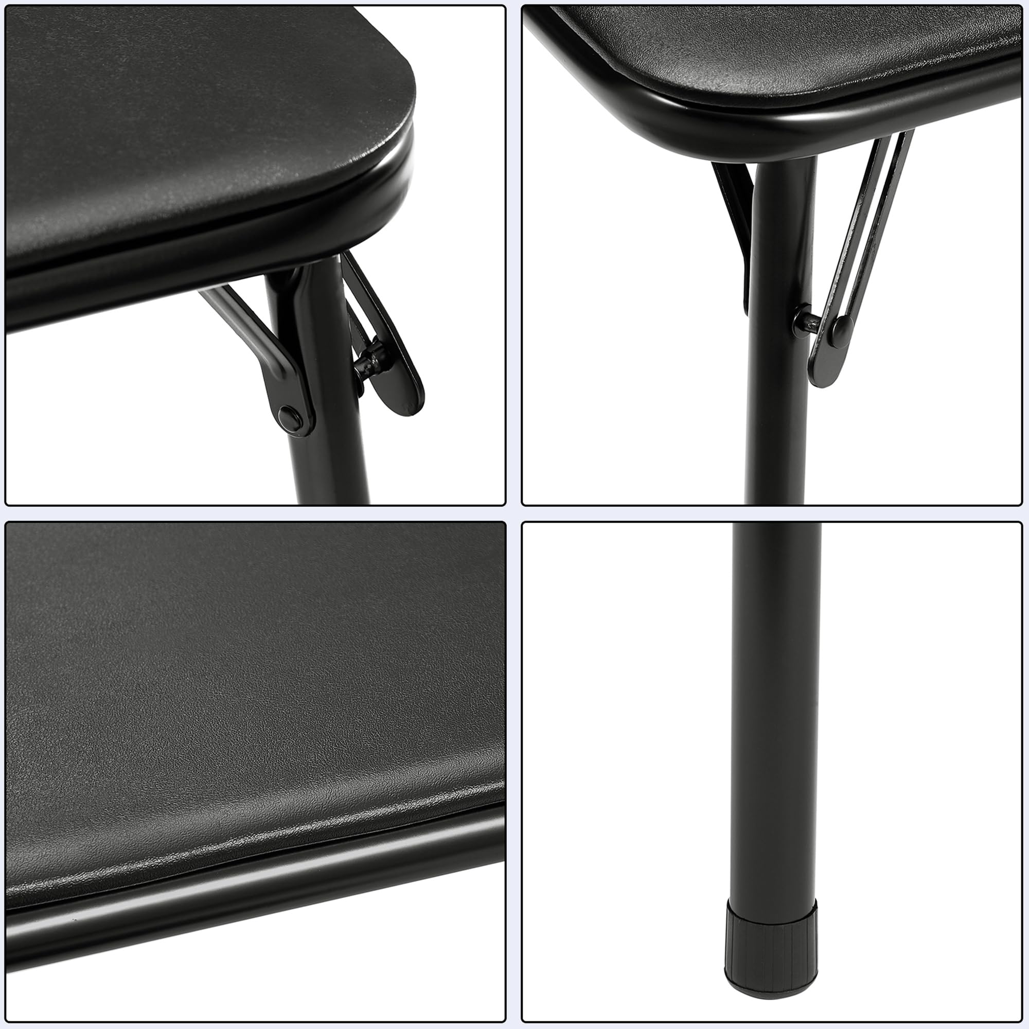 VECELO padded vinyl top shown during family game night