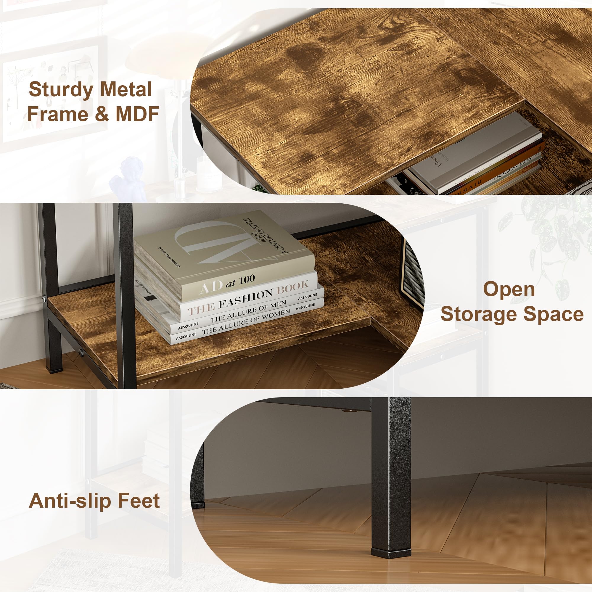 VECELO space-saving design fits compact living spaces