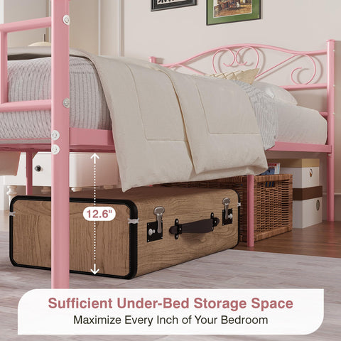 VECELO quiet anti-scratch design protects mattress and reduces noise.