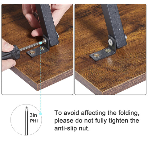 VECELO easy-assemble TV tray with simple setup