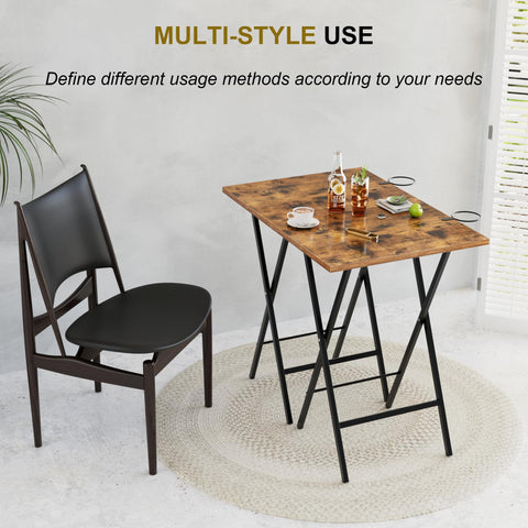 VECELO TV tray on living room sofa for work or tea