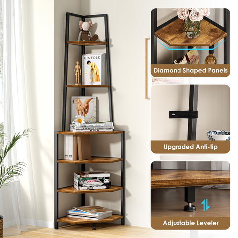 VECELO easy-assembly corner unit includes all hardware and instructions
