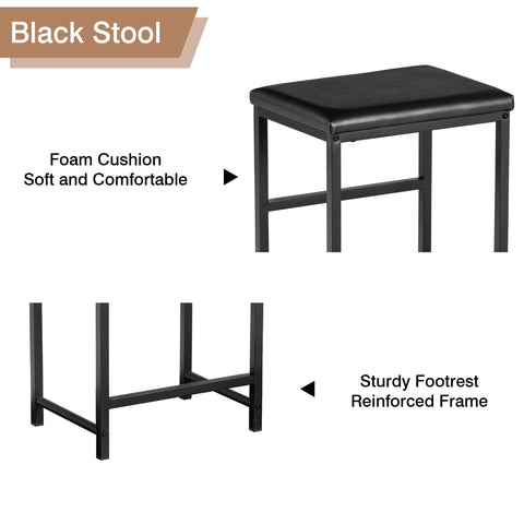 VECELO drafting table 20-inch stool offers comfortable seating