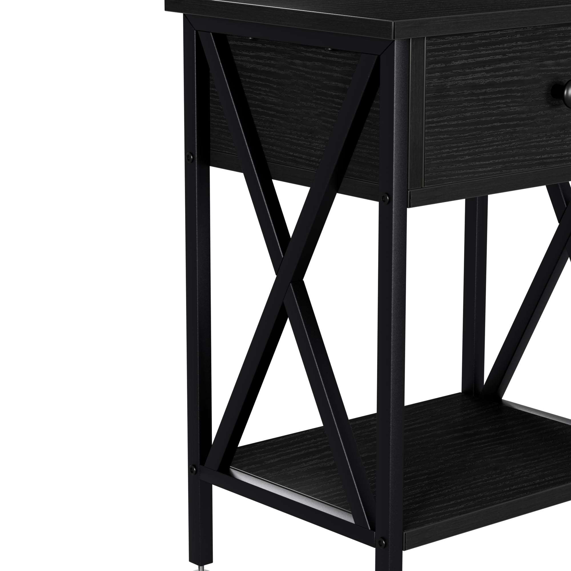 Vecelo nightstand dimensions 21.7 height illustrate compact bedside footprint