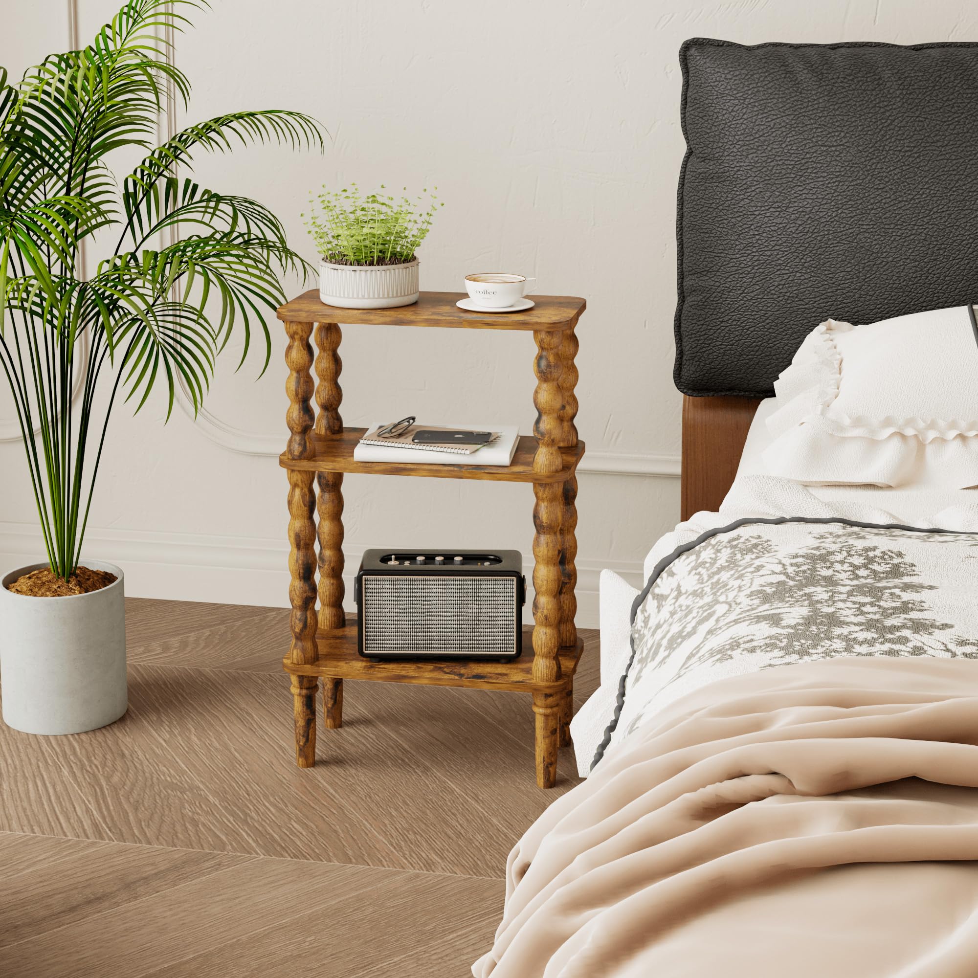 Perfect as a nightstand or living room accent.