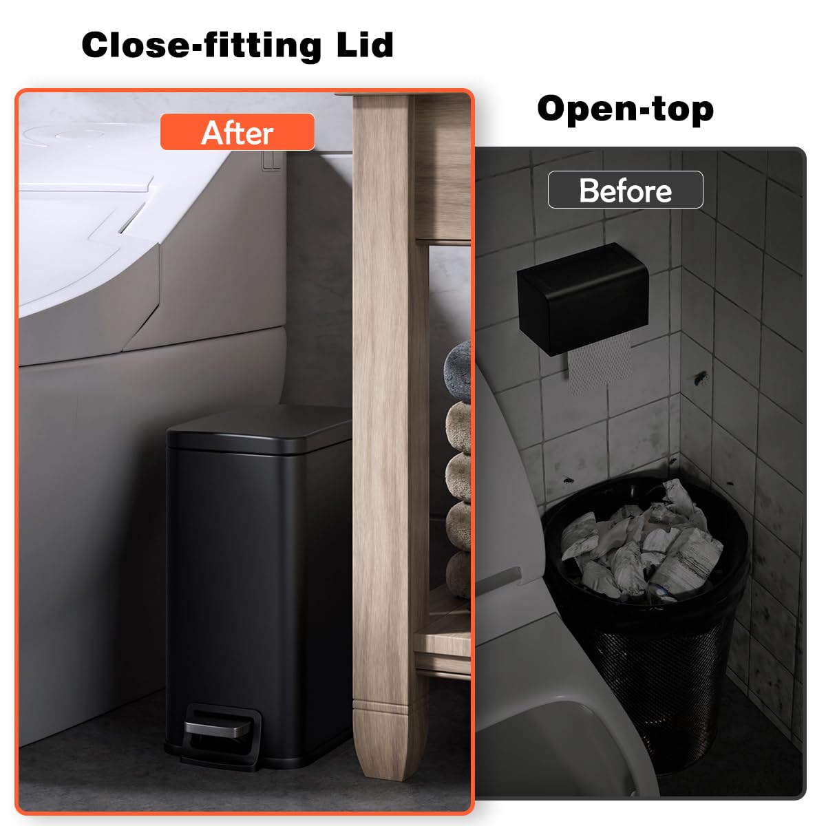 Veelesa durable stainless steel body resists fingerprints and wipes clean.
