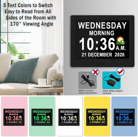 Véfaîî 12/24-hour formats allow preferred time display.