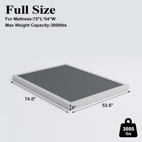 Vehowy full-size box spring fits bed frames or floor setups for flexibility