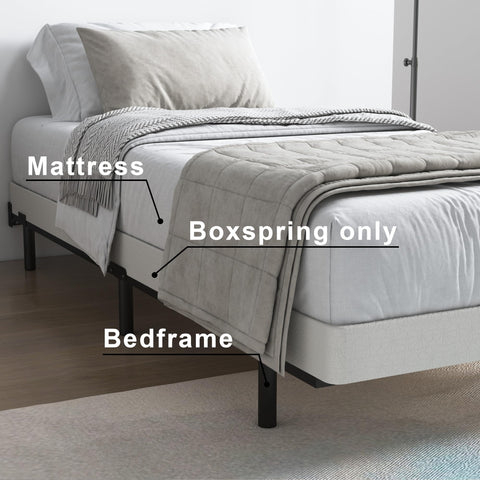 Vehowy max-weight 3500 lbs box spring ensures sturdy support for heavy-use rooms.