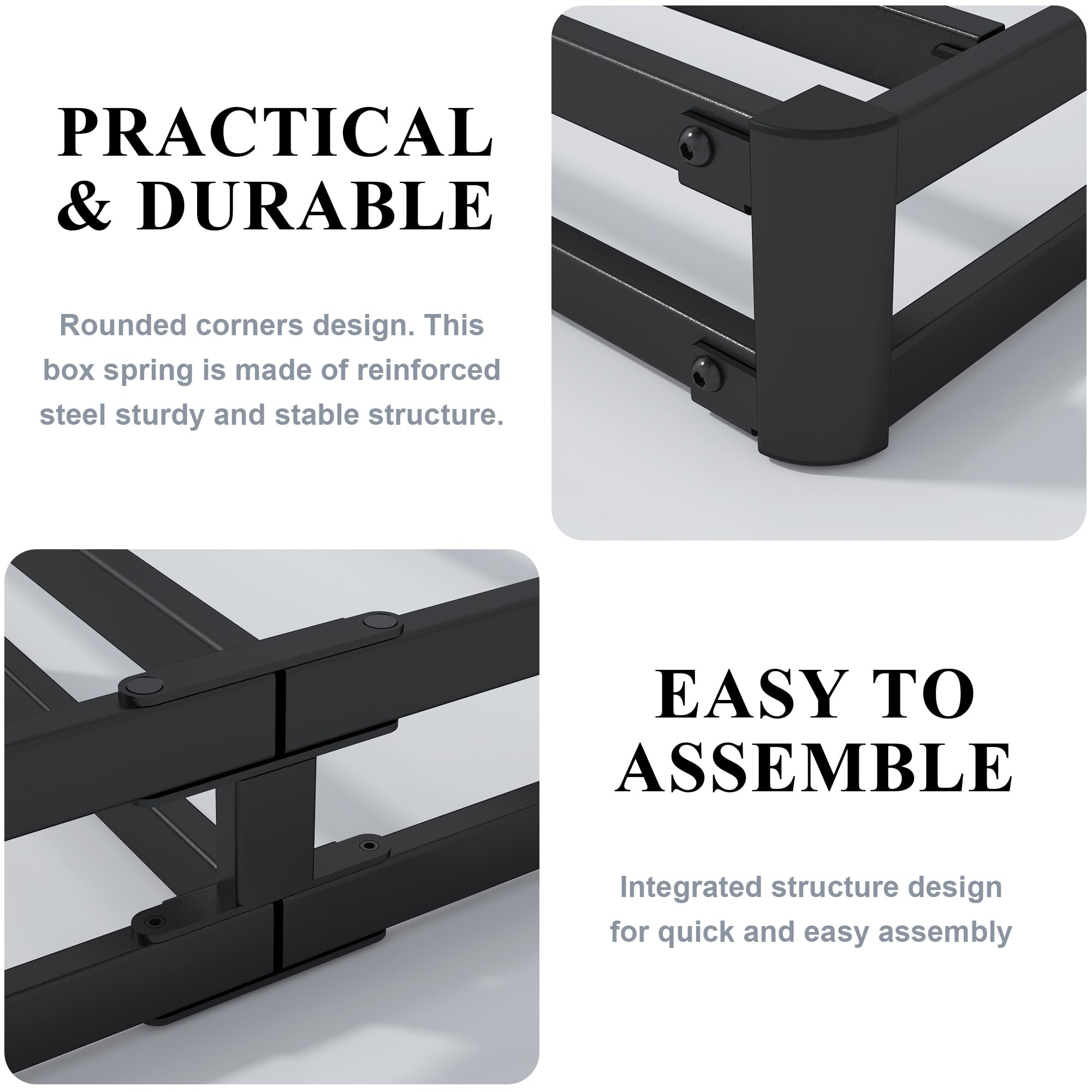 Vehowy non-slip box spring suitable for under-bed placement.