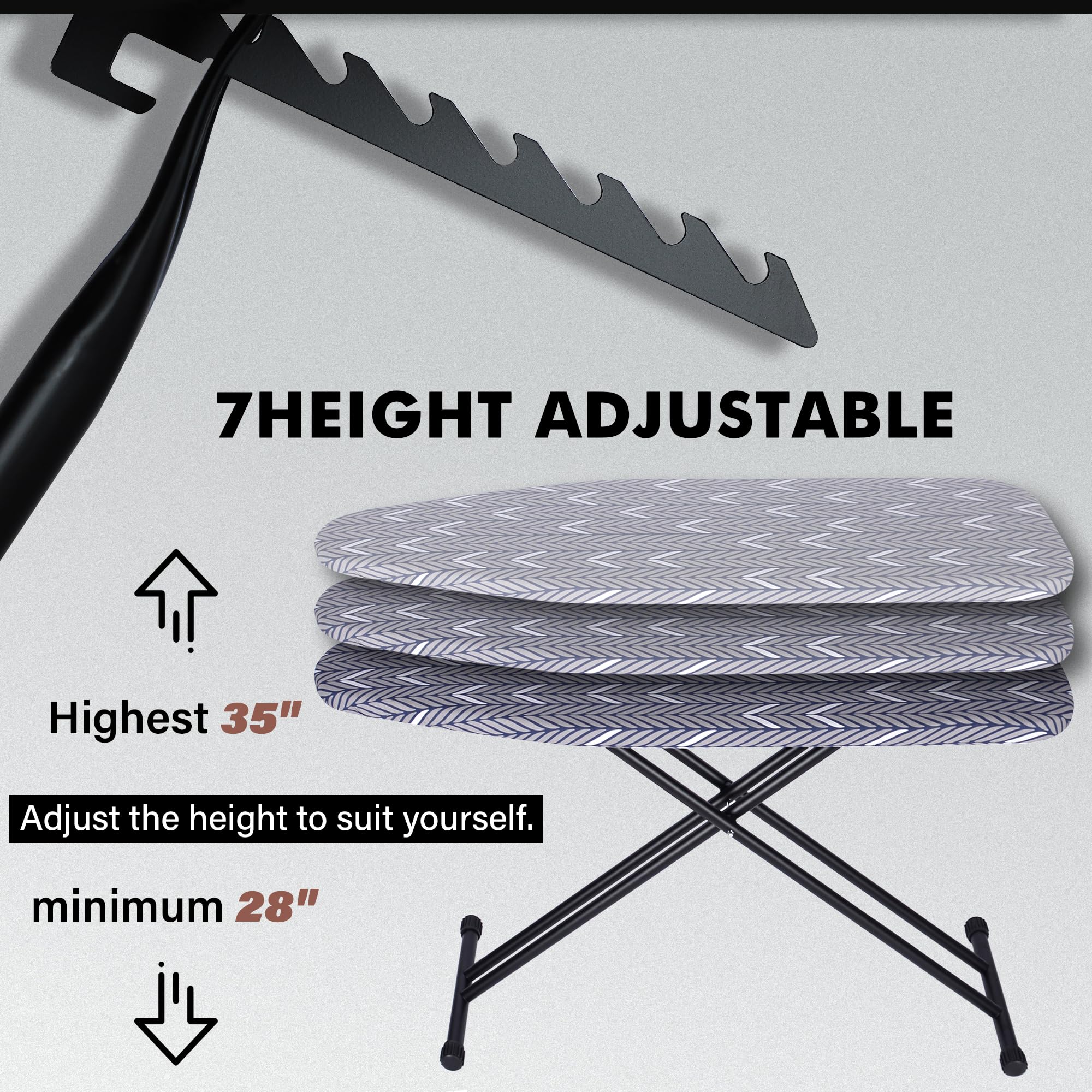 veiox ironing board anti-skid feet prevent slips during use