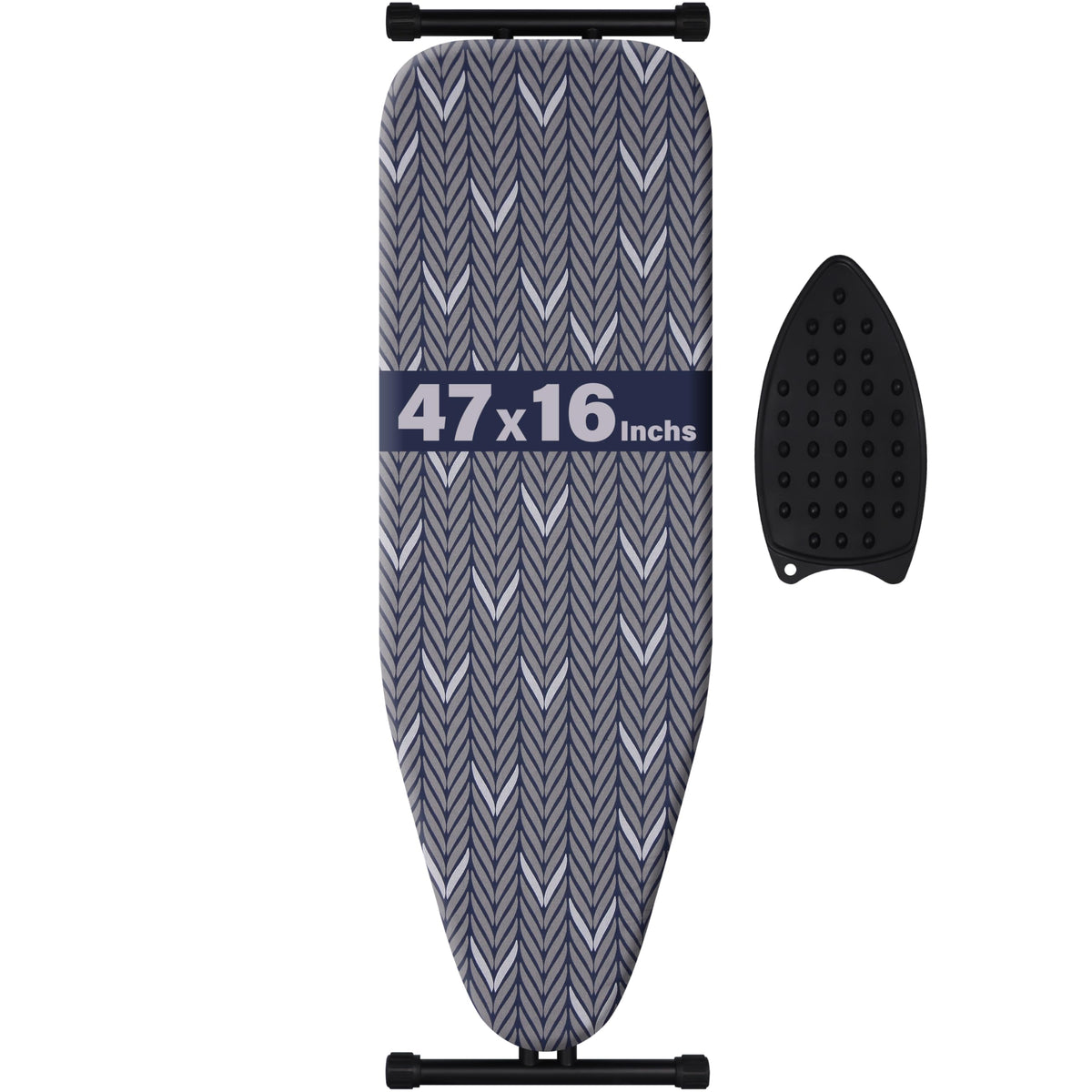 veiox ironing board full-size stable structure for effortless ironing