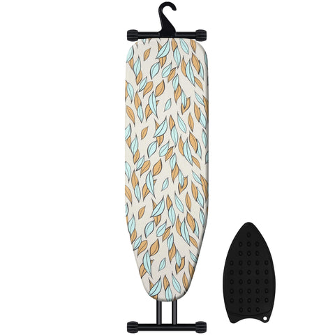 Veiox ironing board with heat-resistant cover supports high-temperature fabrics.