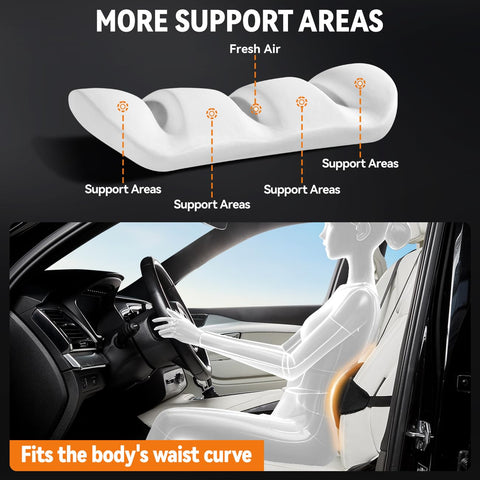 Veitail memory foam cushion adapts to your posture for comfort.