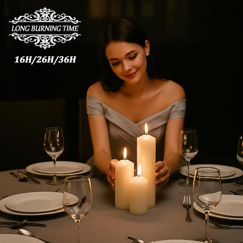 Veiuwa smokeless unscented candles keep spaces calm and focused