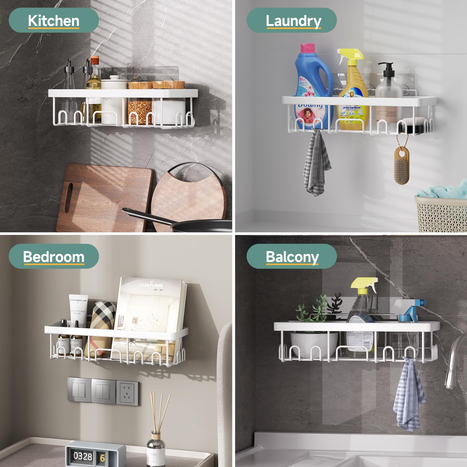 Veken large caddy in the 5-pack holds bottles securely.