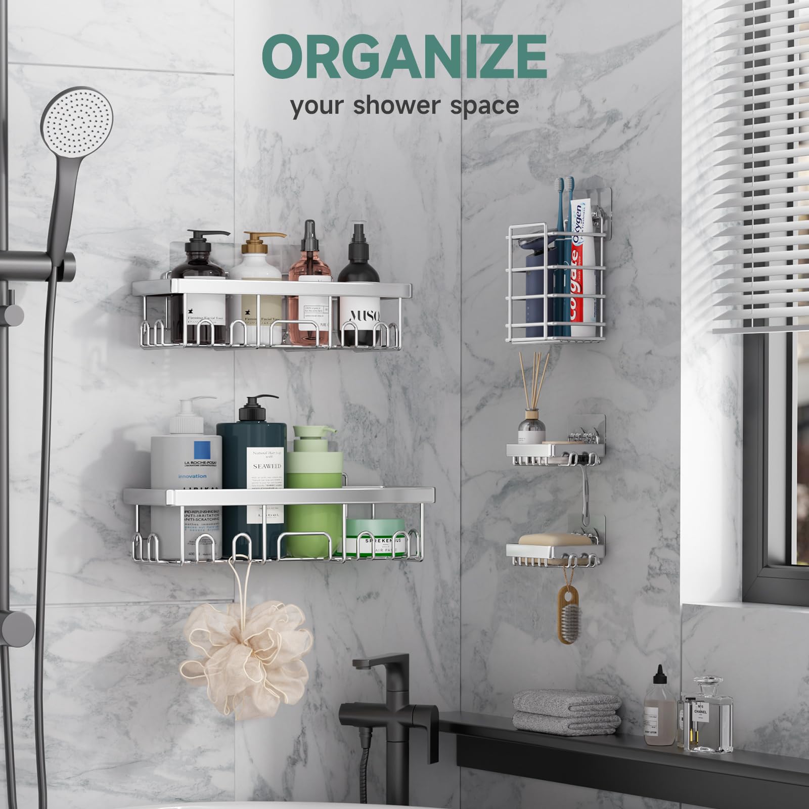 Veken soap dish provides quick access and helps keep countertops tidy.