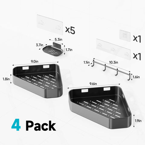 Veken 4-pack offers versatile organization across rooms.