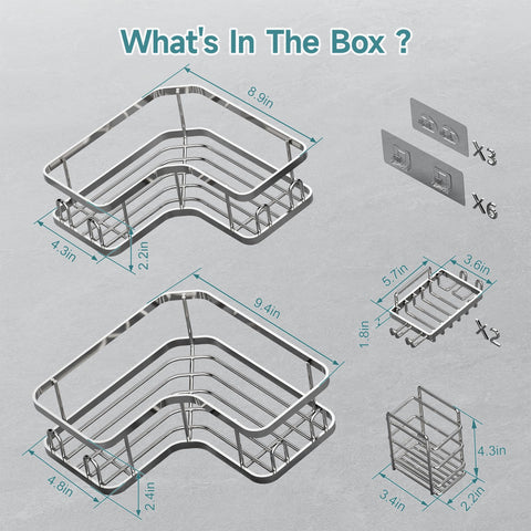 Veken decorative bathroom organizer blends with contemporary decor.