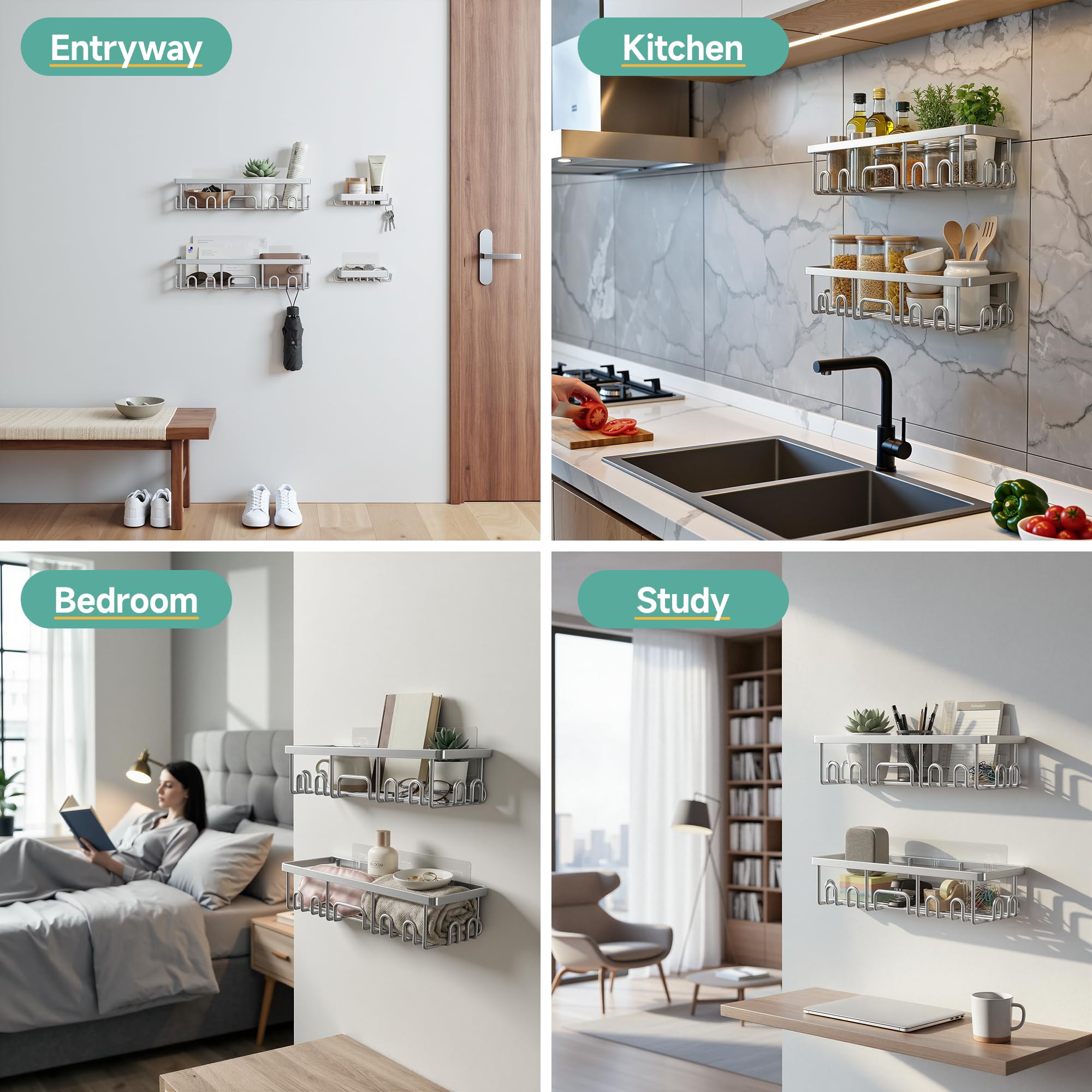 Veken family bathroom solution reduces clutter for busy homes.