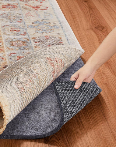Veken rug pad crossbar texture with silicone backing for strong grip