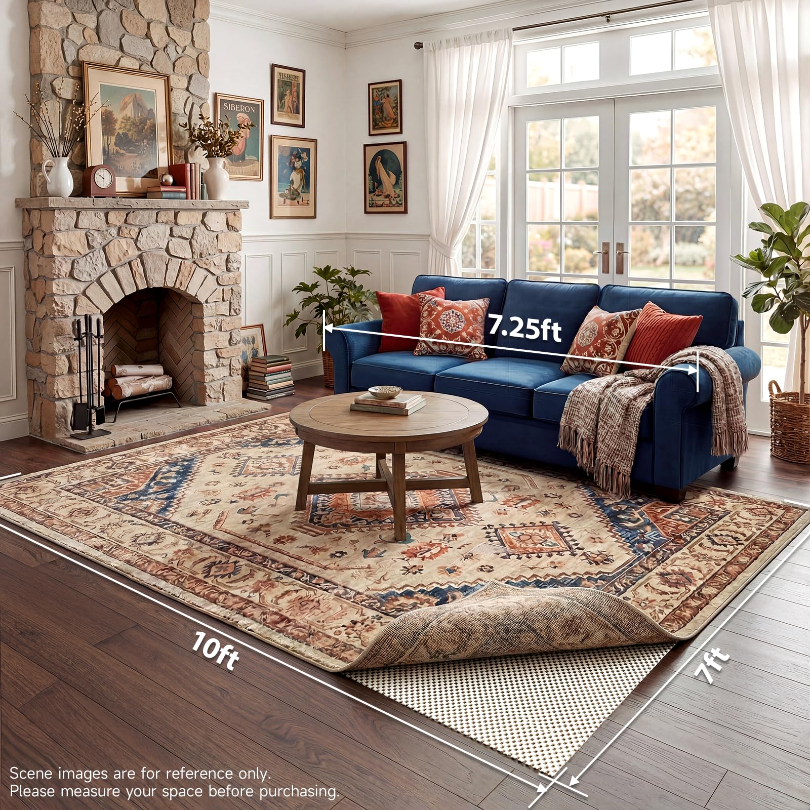 Veken Rug Pad Gripper durable and long lasting grip for daily use under rugs.