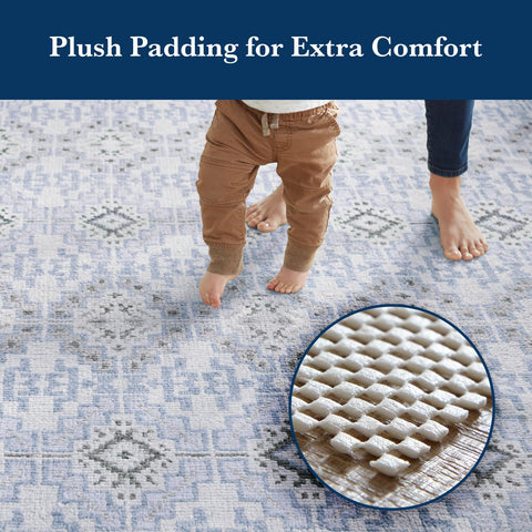 Veken rug pad gripper under area rug protects floors from wear
