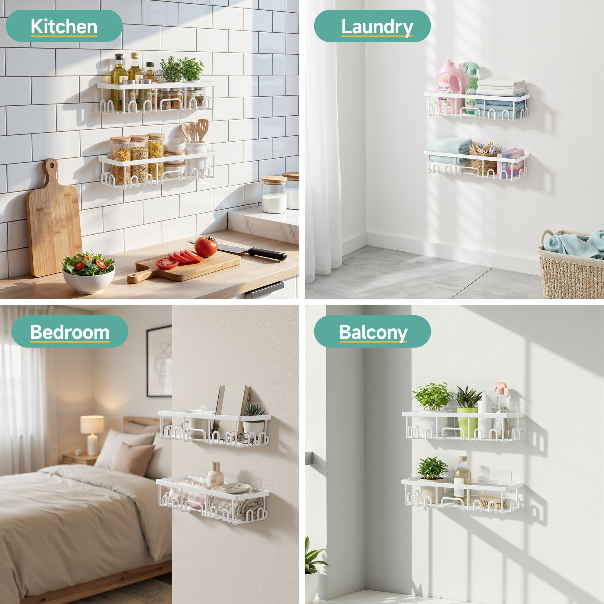 Veken rustproof materials, designed to withstand humid bathroom environments.