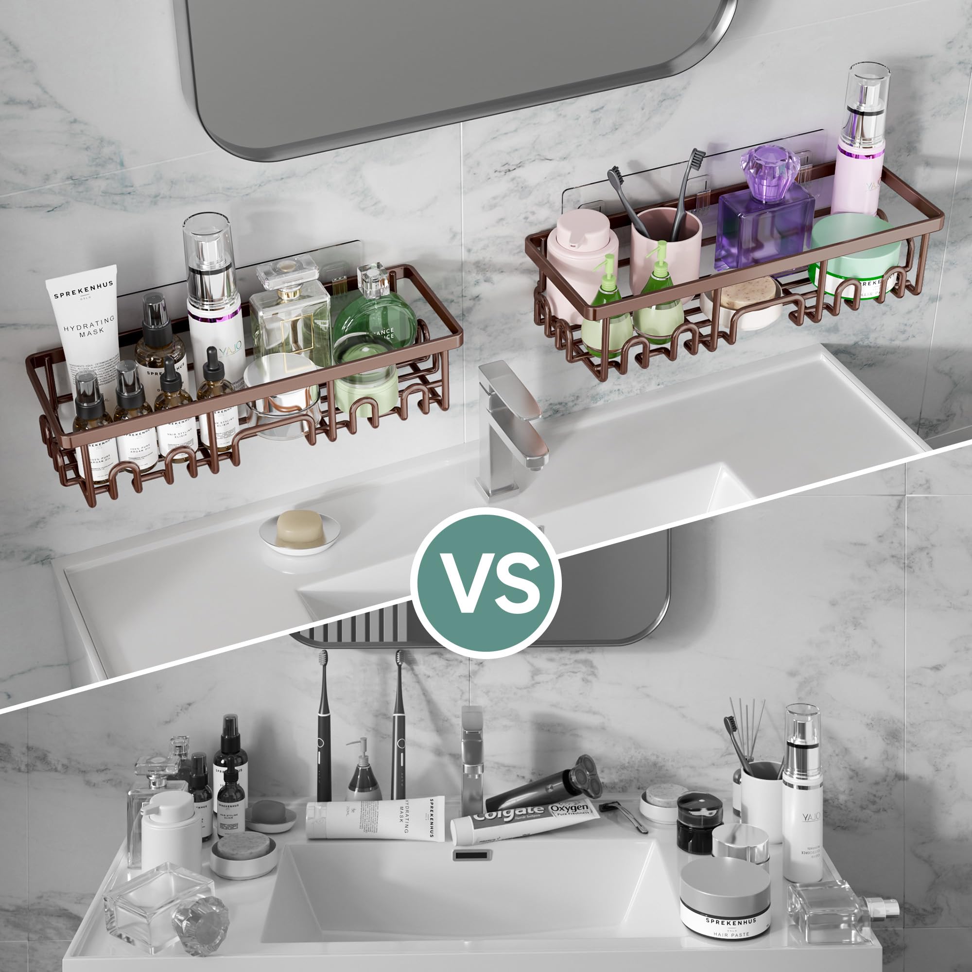 Veken soap holder keeps bar soap dry and reachable