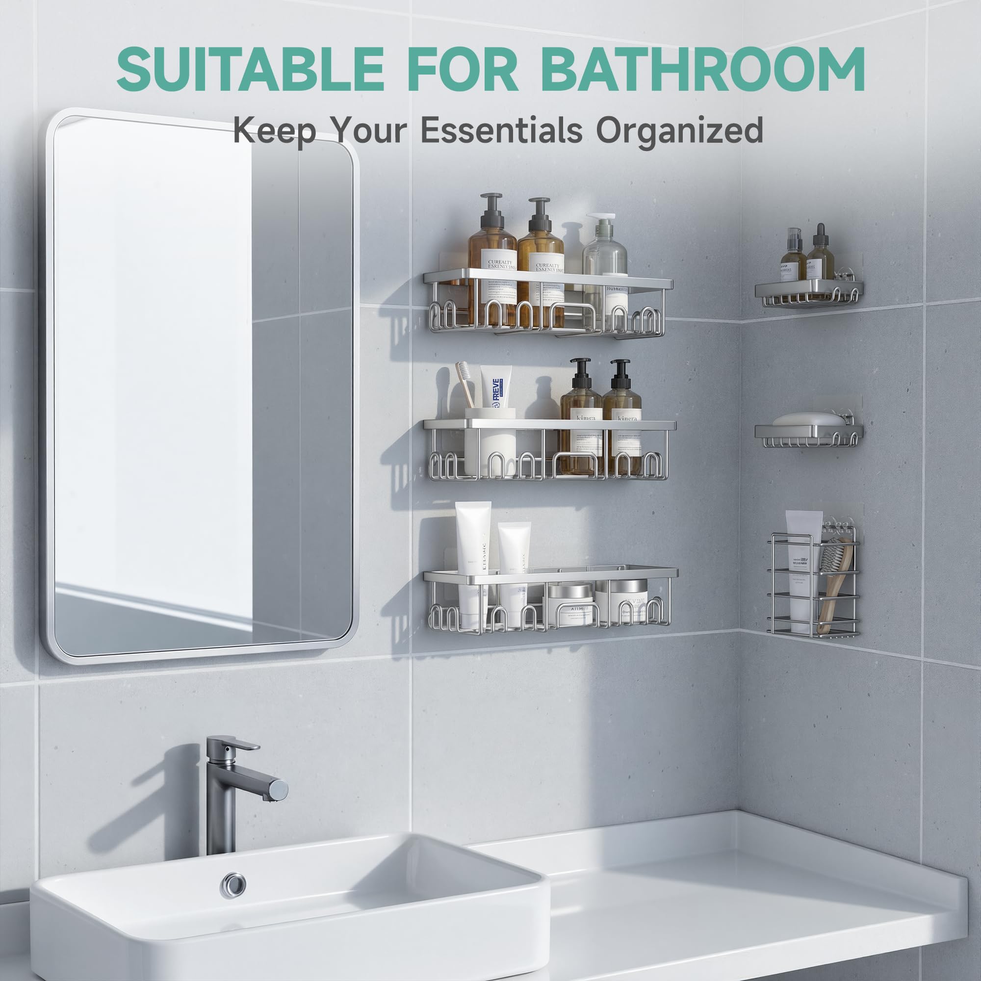 Veken stainless steel construction resists corrosion for lasting organization.