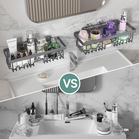Veken soap holder ensures cleansing essentials stay accessible in the shower
