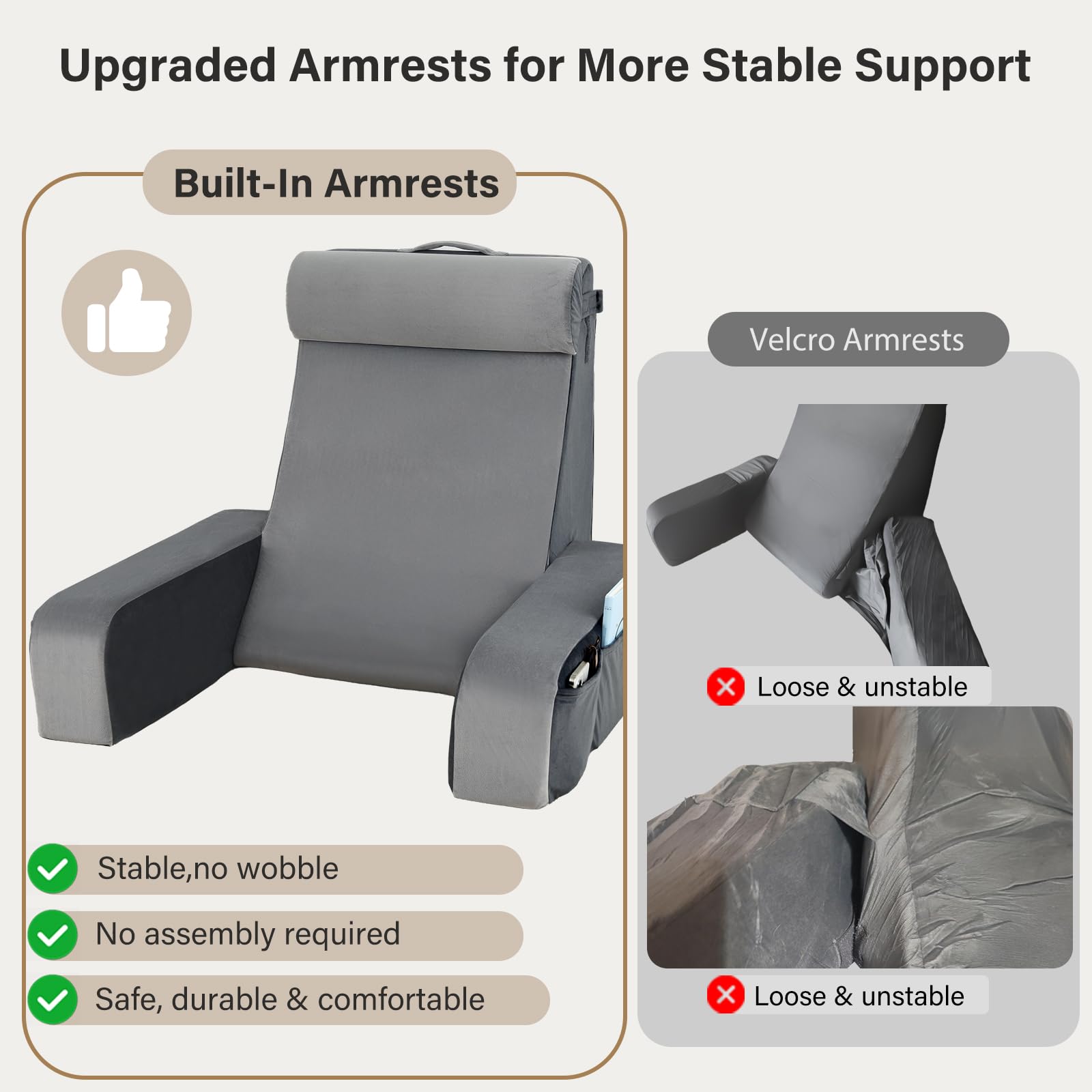 Vekkia adjustable headrest tailored to your height