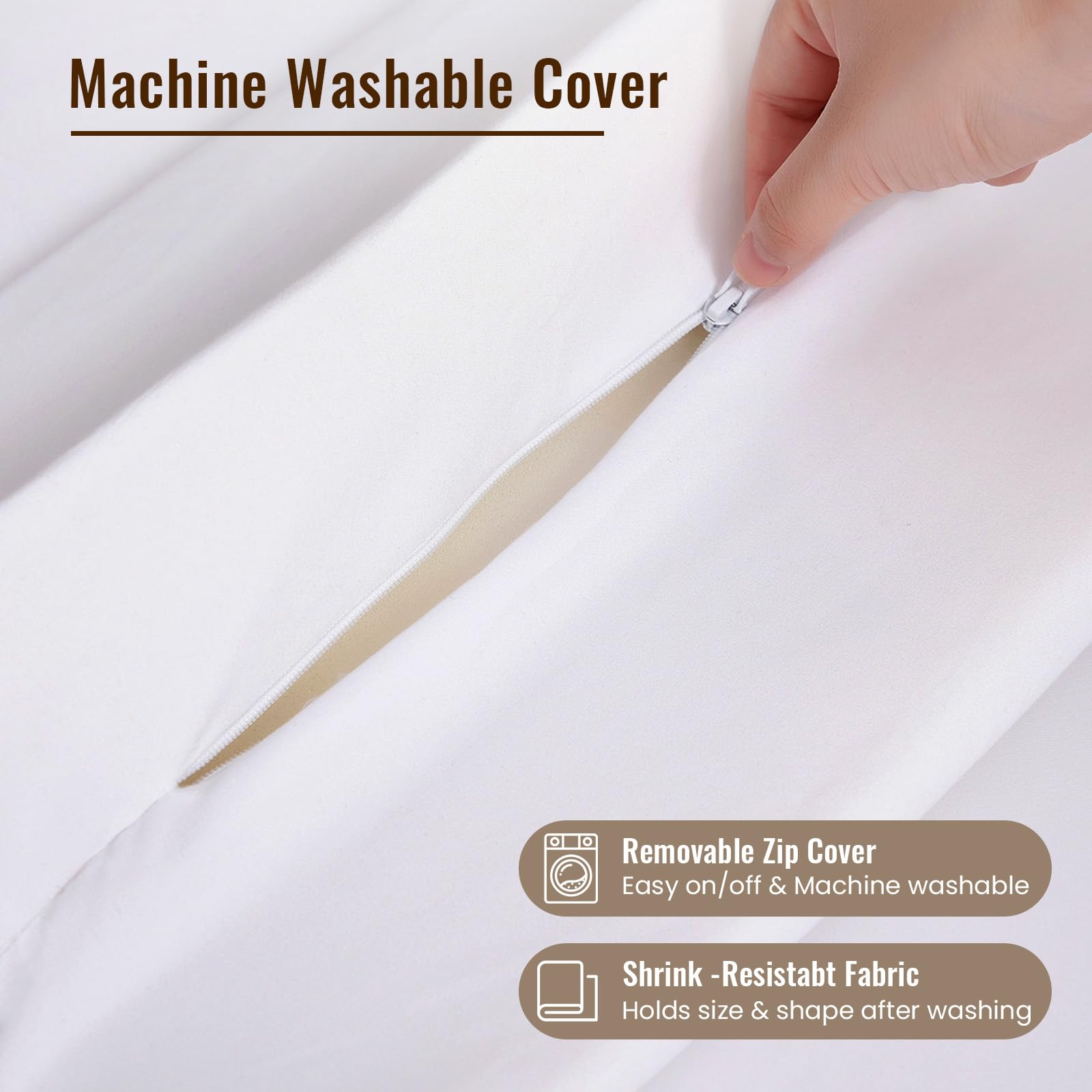 Vekkia easy install between mattresses stays in place all night.