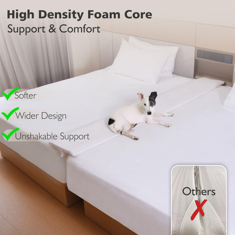 Vekkia gap filler handles up to 3 inches for stable, sag-free beds.