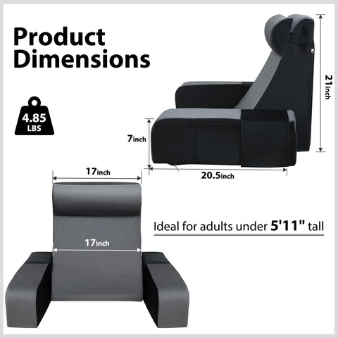 Vekkia reading pillow color options to match different spaces.