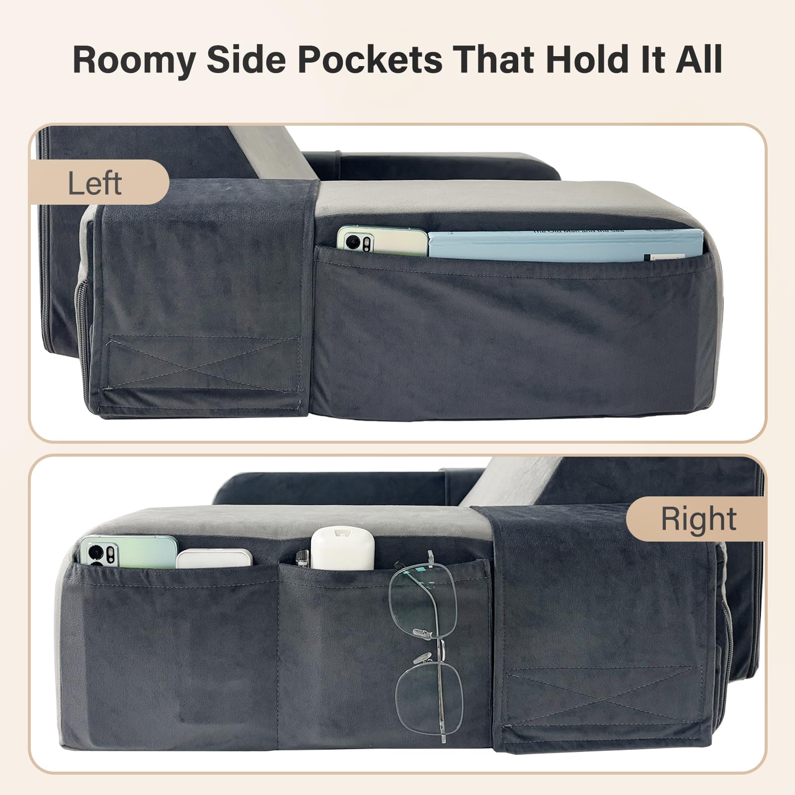 Vekkia cover is removable and machine-washable for easy cleaning.