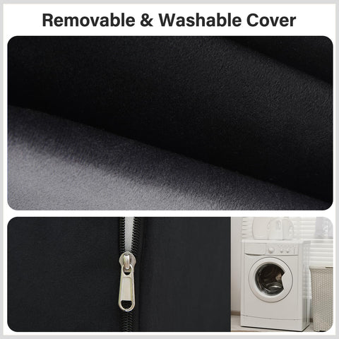 Vekkia reading pillow includes a removable, machine-washable cover for quick cleaning.