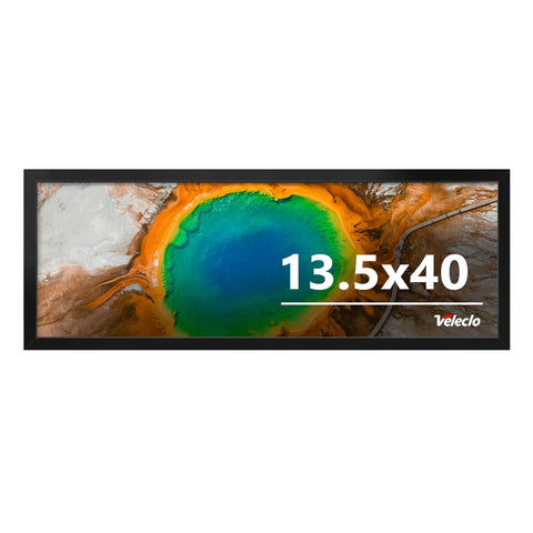 Veleclo 13.5x40 frame on wall display with durable PVC for safe, stylish memories