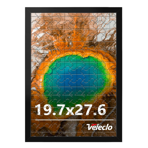 Veleclo 19.7x27.6 frame front view for wall display.