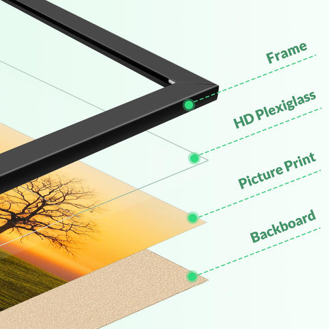 Veleclo 20x30 frame side view showing slim profile for space-saving setup