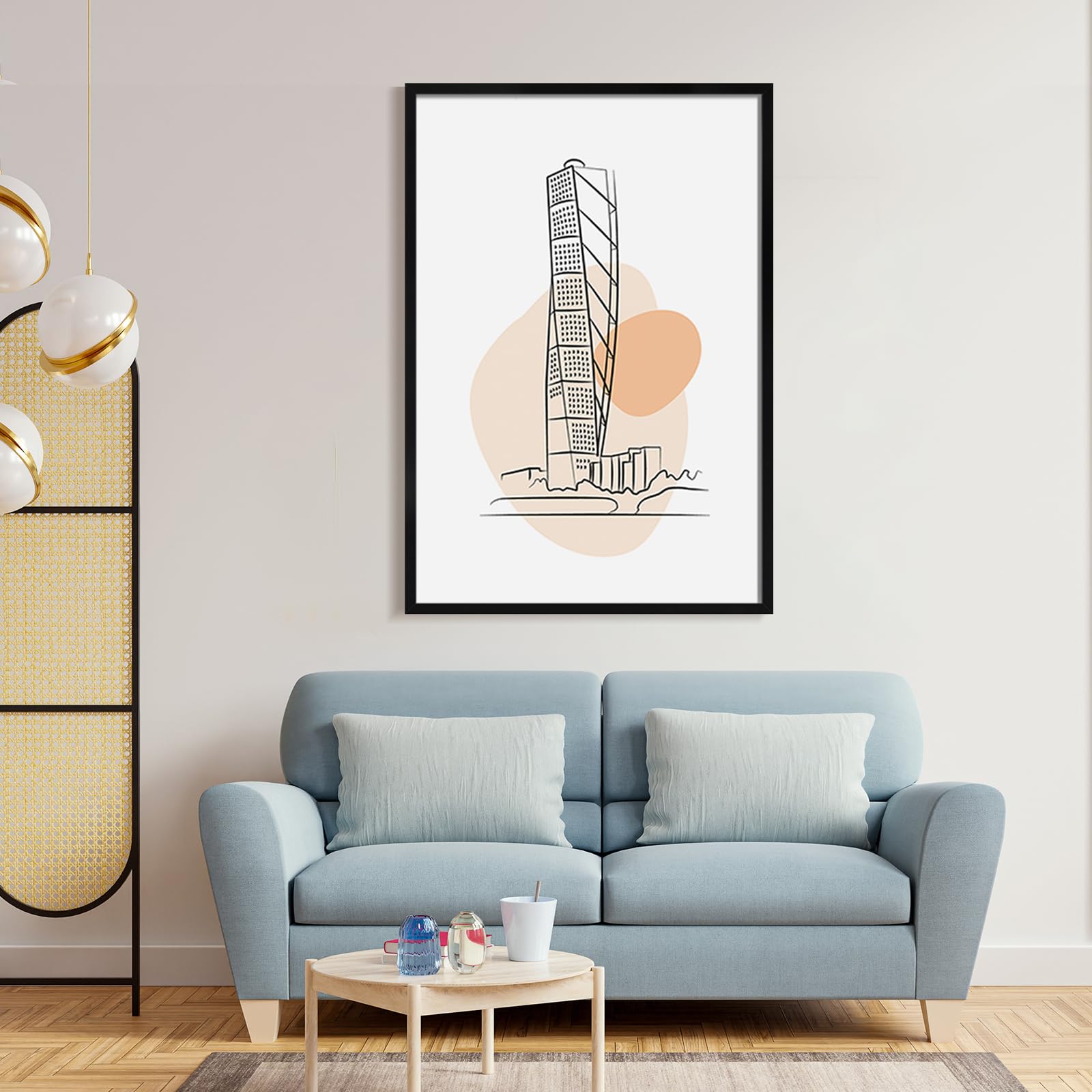 Veleclo 20x30 frame wall-hanging vertical orientation
