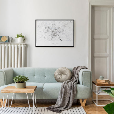 Veleclo 22x30 frame in a living room setup for stylish decor