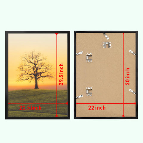 Veleclo 22x30 frame with plexiglass front protecting artwork