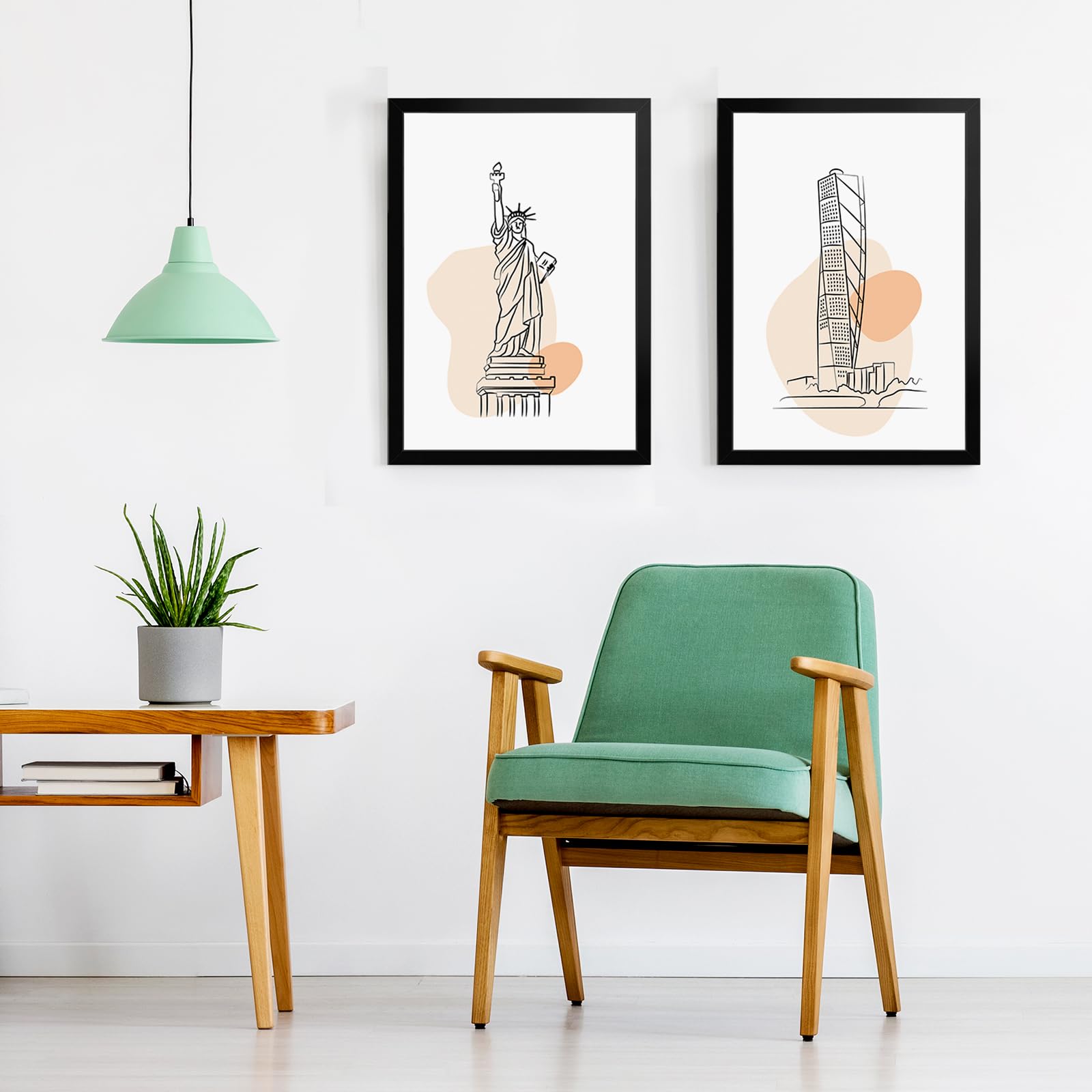 Veleclo black frame enhances gallery-style displays and gift-ready presents.
