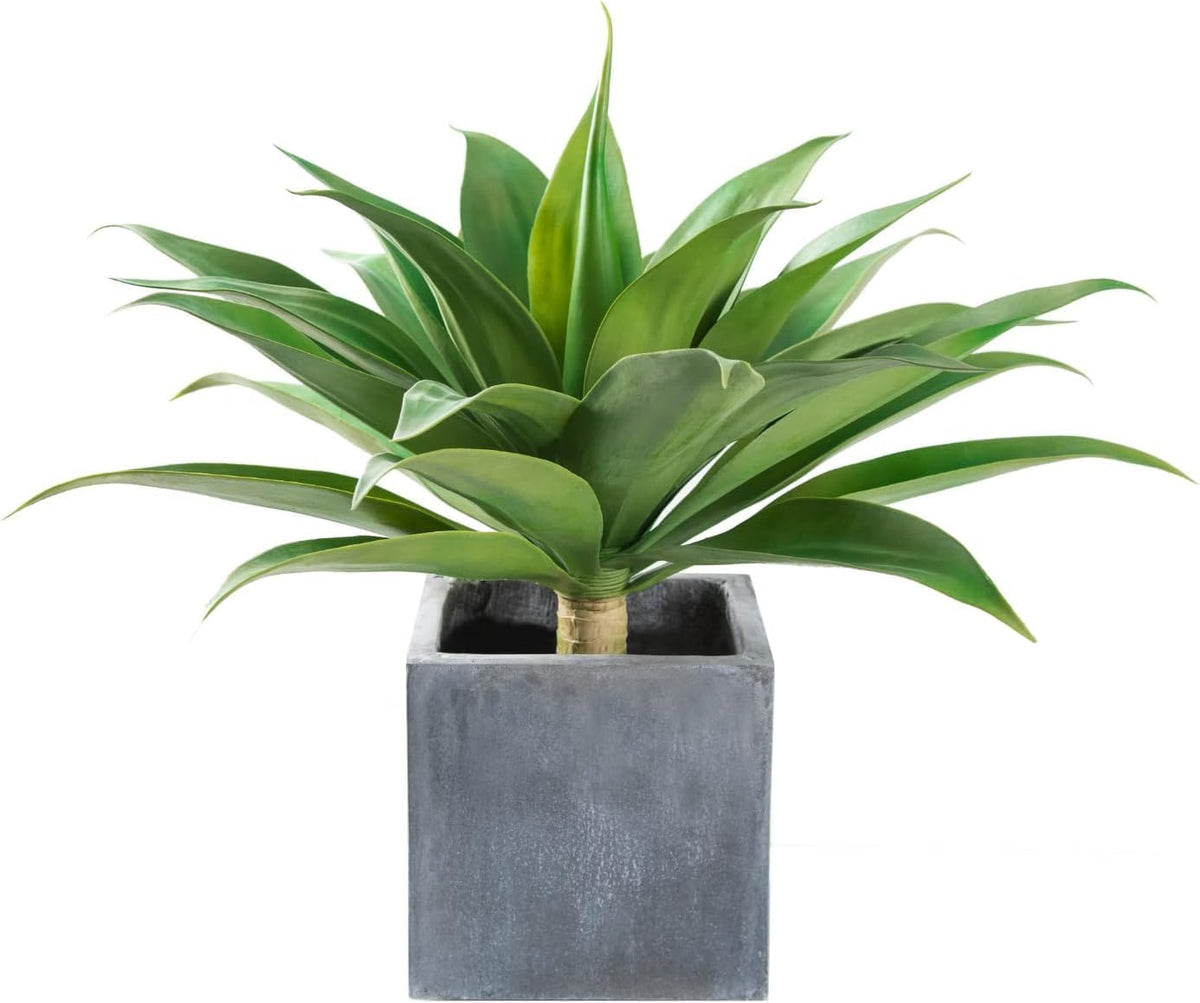 Velener artificial agave 28-inch plant for durable outdoor decor.