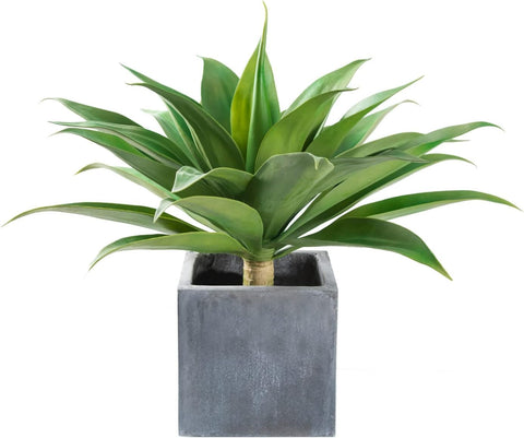 Velener artificial agave 28-inch plant for durable outdoor decor.