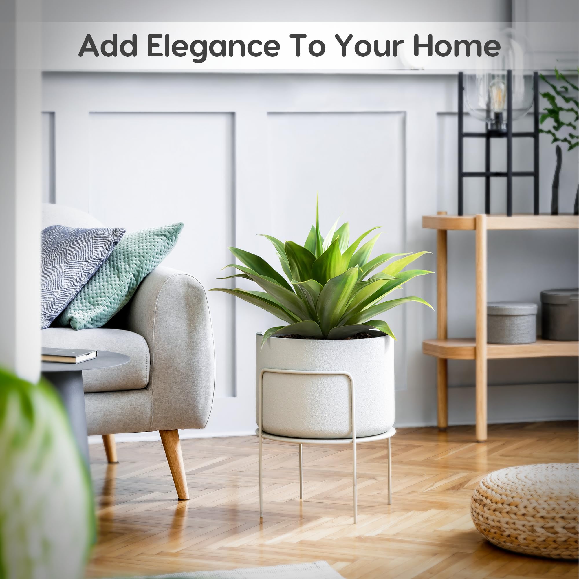 Velener agave patio decoration adds lush greenery to outdoor seating.