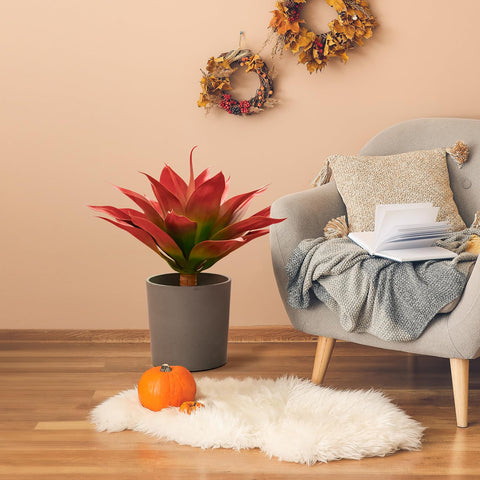 Velener Fall fake agave adds greenery with minimal upkeep.