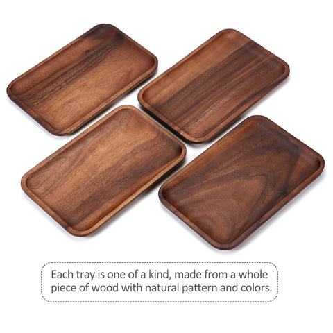Velinjowy Acacia Wood Tray uses eco-friendly, natural materials.